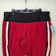 DSG WOMEN'S 2X SIDE STRIPE 7/8 TIGHT HONEY CRISP RED NWT