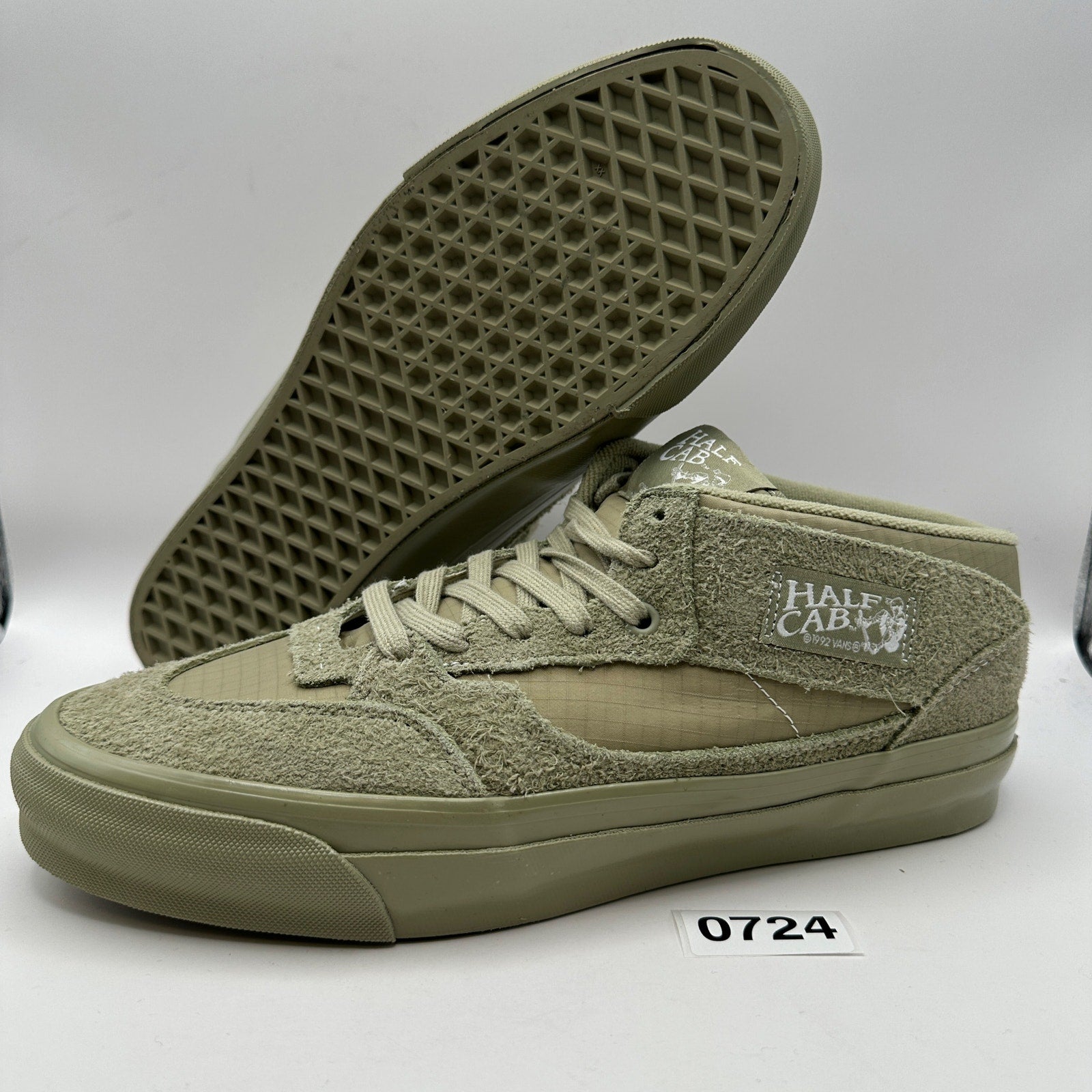 Vans Premium Half Cab 33 MEN'S 10.5 Hairy Suede Pack - Elm Tan