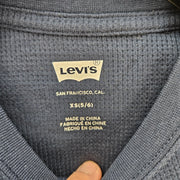 LEVI'S BOYS XS(5/6) WAFFLE LONG SLEEVE & FLANNEL SHIRT COMBO NWOT