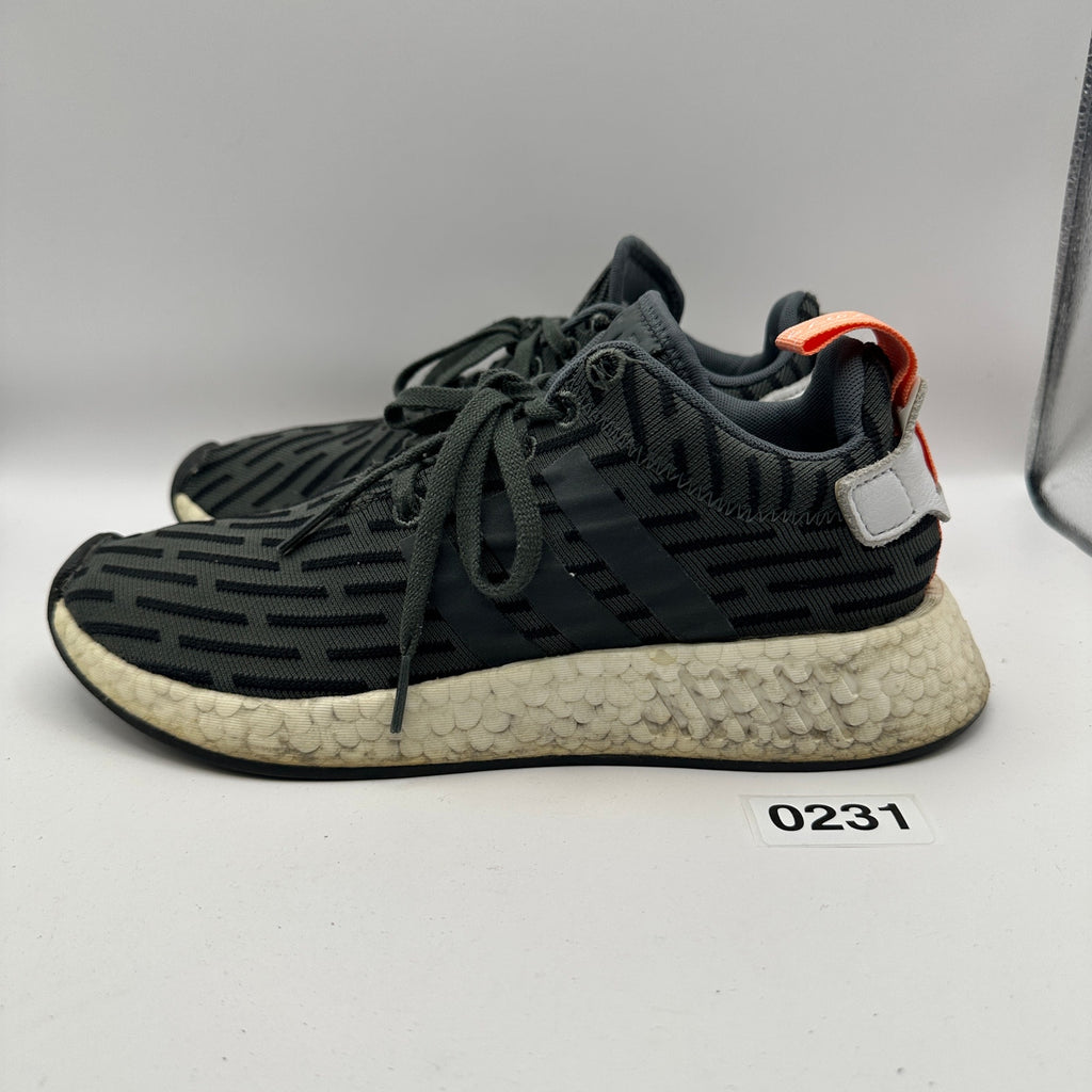 ADIDAS Women's 7.5 NMD R2 BA7259 Utility Green White BOOST