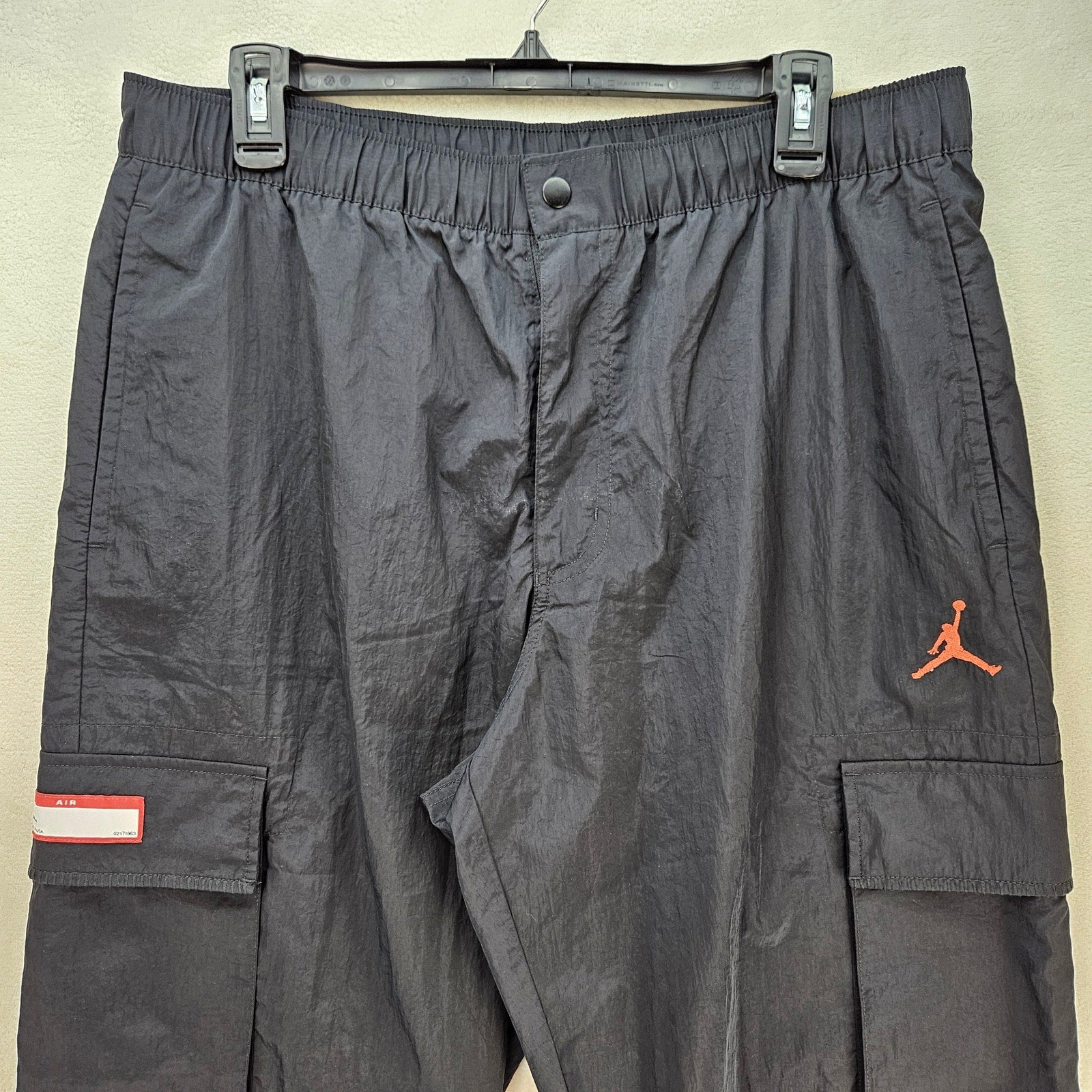NIKE AIR JORDAN MEN'S L JUMPMAN FLIGHT MVP WOVEN CARGO PANTS NWT FN4609-010