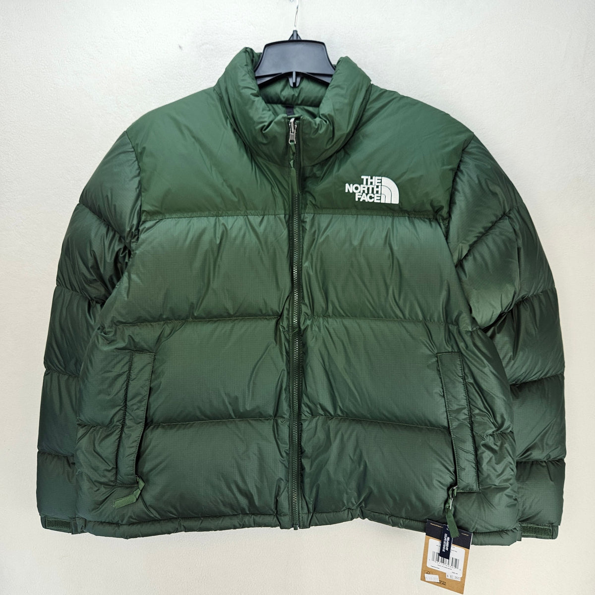 THE NORTH FACE WOMEN'S 2X 1996 RETRO NUPTSE JACKET PINE NEEDLE GREEN DOWN PUFFER