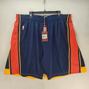 MITCHELL & NESS GOLDEN STATE WARRIORS MEN'S 4XL 09-10 SWINGMAN ROAD SHORTS NWT