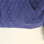 FREE PEOPLE WOMEN'S LARGE PURPLE BLUE DISTRESSED W HOLES AND CUTS