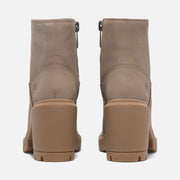 TIMBERLAND WOMEN'S 8.5 ALLINGTON HEIGHTS MID ZIP BOOT TAUPE NUBUCK NIB