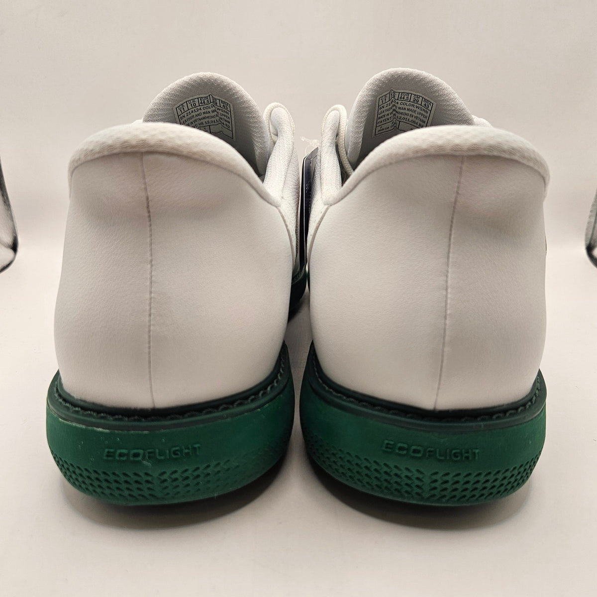SKECHERS MEN'S 11 GO GOLF PRESTIGE SLIP IN SHOES 214124 ARCH FIT WHITE GREEN