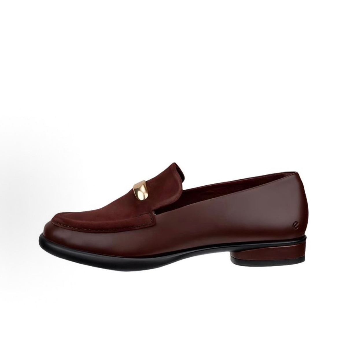 ECCO WOMEN'S 41 SCULPTED LX CHOCOLATE BROWN LOAFER NIB 22234352350
