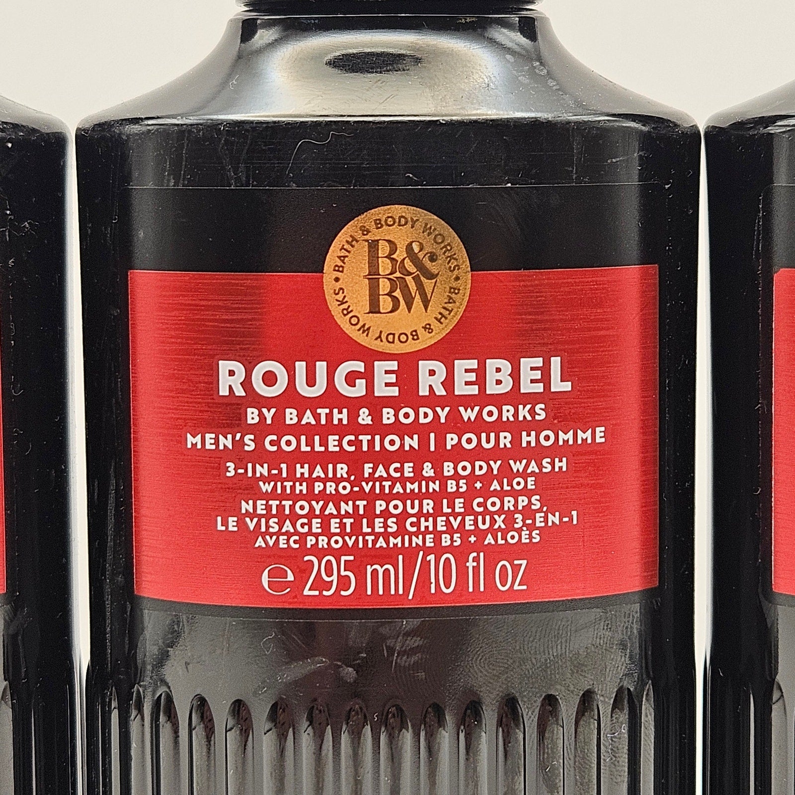 BATH & BODY WORKS ROUGE REBEL 3 IN 1 BODY WASH LOT 3