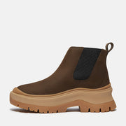 TIMBERLAND WOMEN'S 9 ROXIE LANE MID CHELSEA BOOT DK BROWN NUBUCK NIB