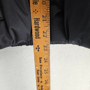 LEVI'S WOMENS LARGE PREMIUM DOWN PUFFER JACKET BLACK HOODED INSULATED NWT
