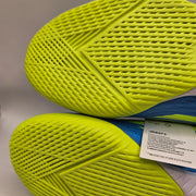 ADIDAS MEN'S 8.5 F50 LEAGUE INDOOR SOCCER SHOES BLUE NEON YELLOW NWOB JR8973