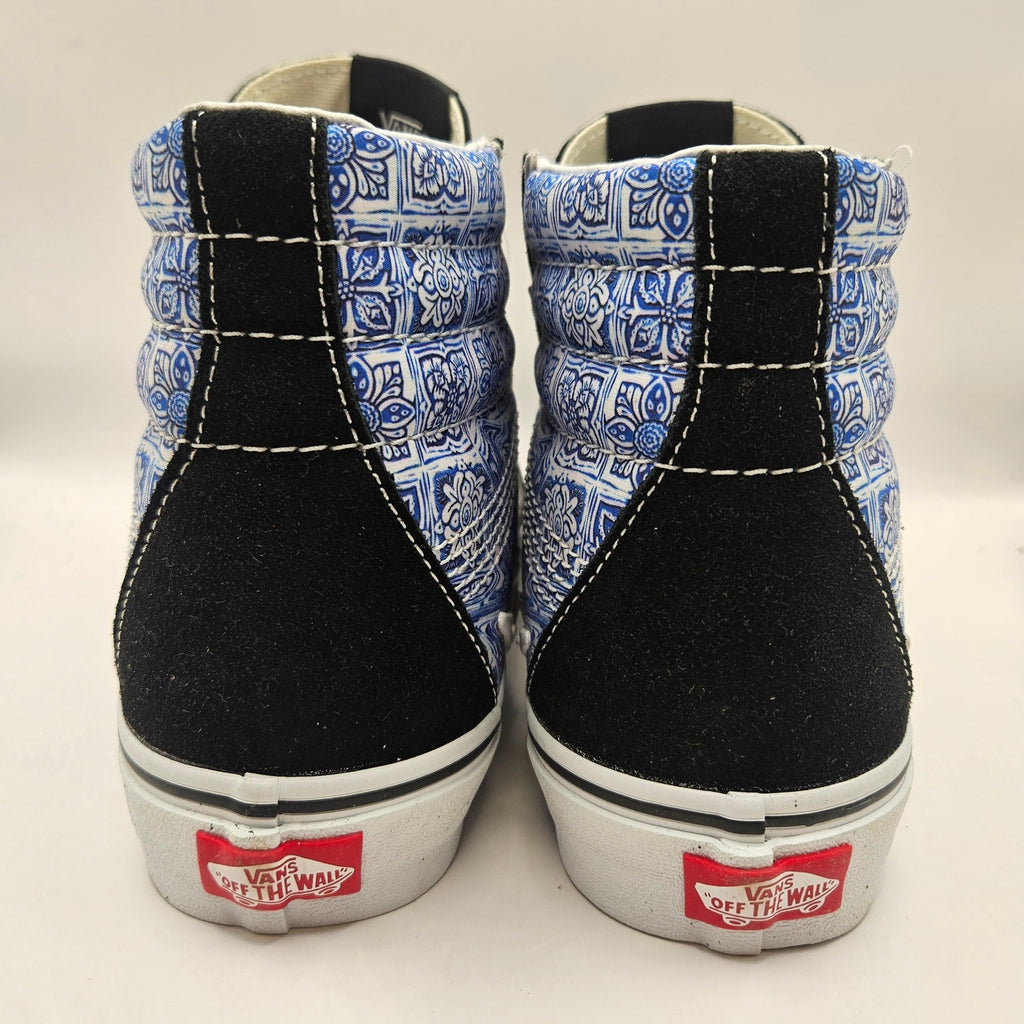 VANS M6/W7.5 SK8-HI BOLT BLACK BLUE LIGHTNING NWOB