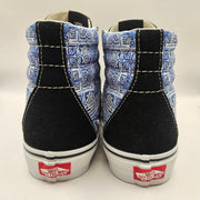 VANS M6/W7.5 SK8-HI BOLT BLACK BLUE LIGHTNING NWOB