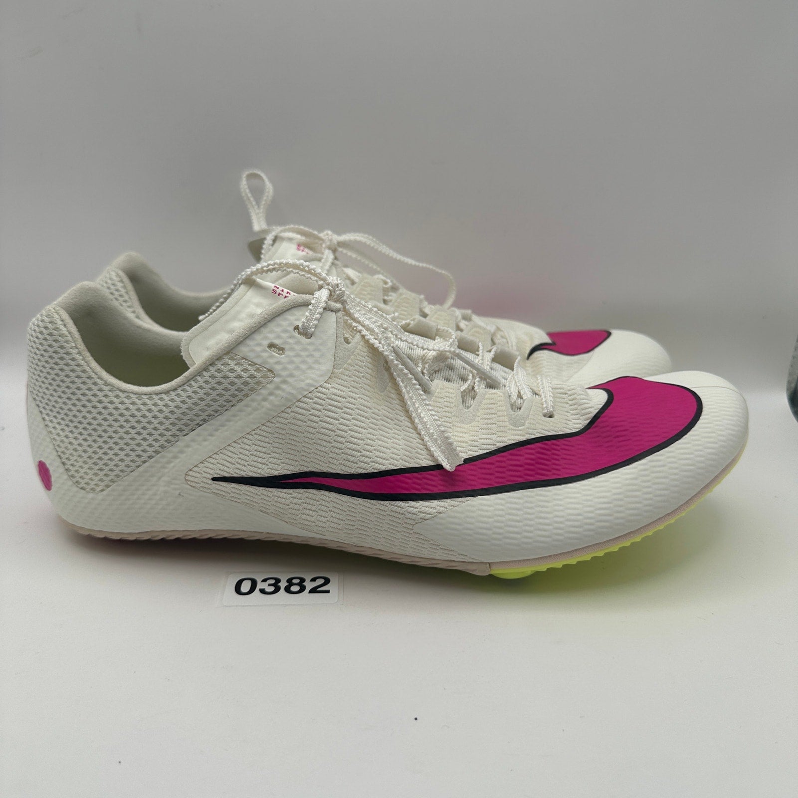 NIKE Men's 11.5 Zoom Rival Sprinter Track Spikes Sail Fierce Pink DC8753-101