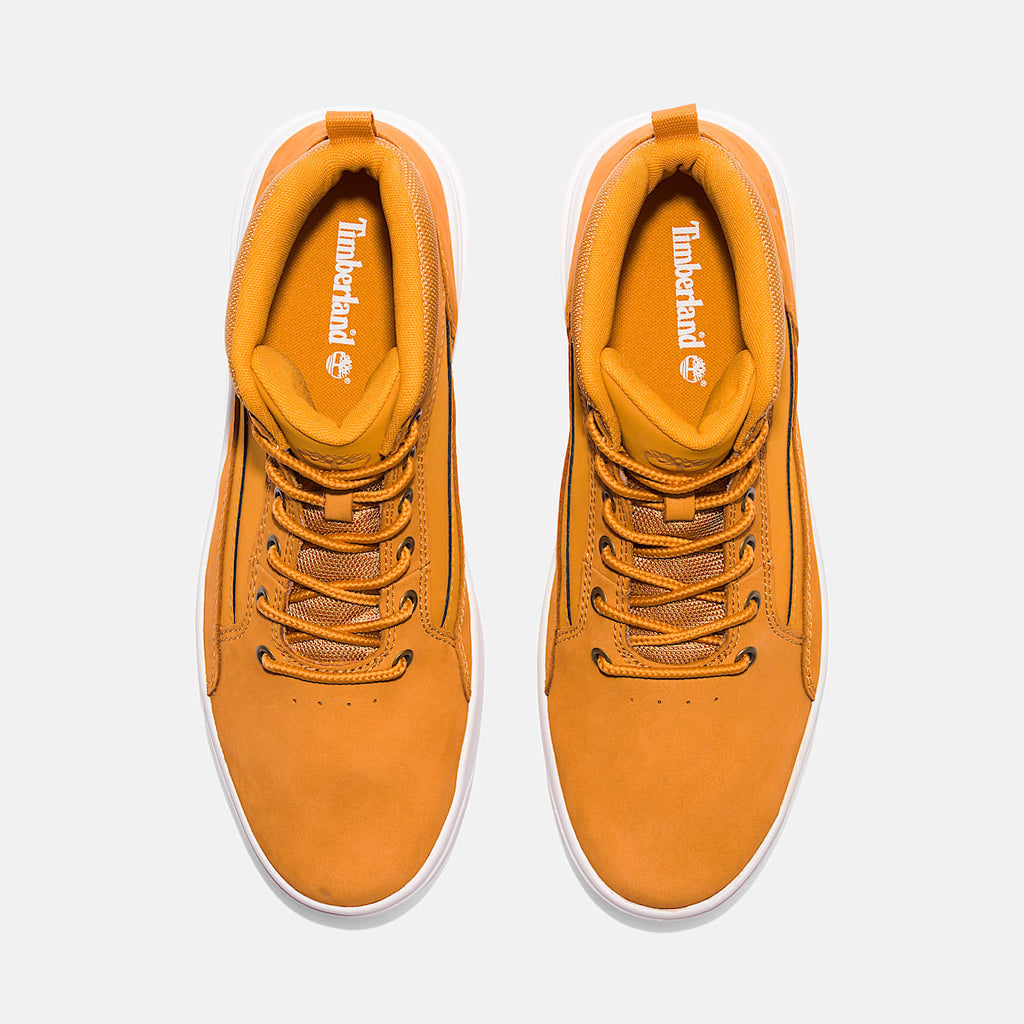 TIMBERLAND MEN'S 13 ALLSTON MID LACE UP SNEAKER WHEAT NUBUCK NIB