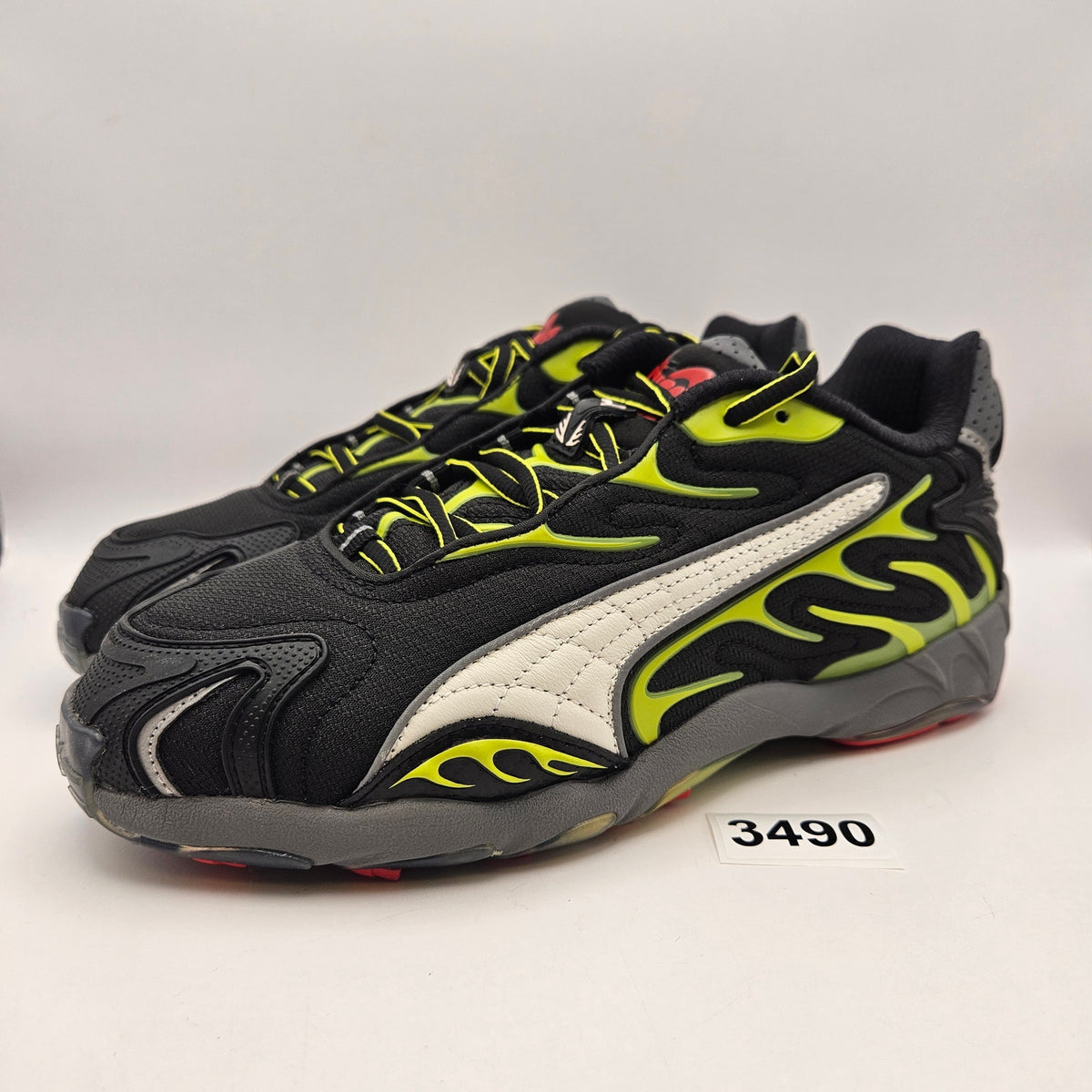 PUMA X A$AP ROCKY MEN'S 7.5 INHALE DISTRESSED MESH SNEAKER 402459-01 NWOB