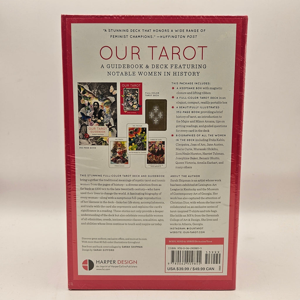 OUR TAROT by SARAH SHIPMAN GIFTSET COMPANION BOOK NOTABLE WOMEN IN HISTORY