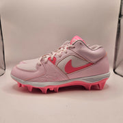 JORDAN MEN'S 10 STADIUM 90 LOW TD PINK WHITE FOOTBALL CLEATS HQ0210-600 NWOB