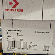 CONVERSE WOMEN'S 8 X SANRIO HELLO KITTY BLACK WHITE PLAID CTAS NIB A17697C