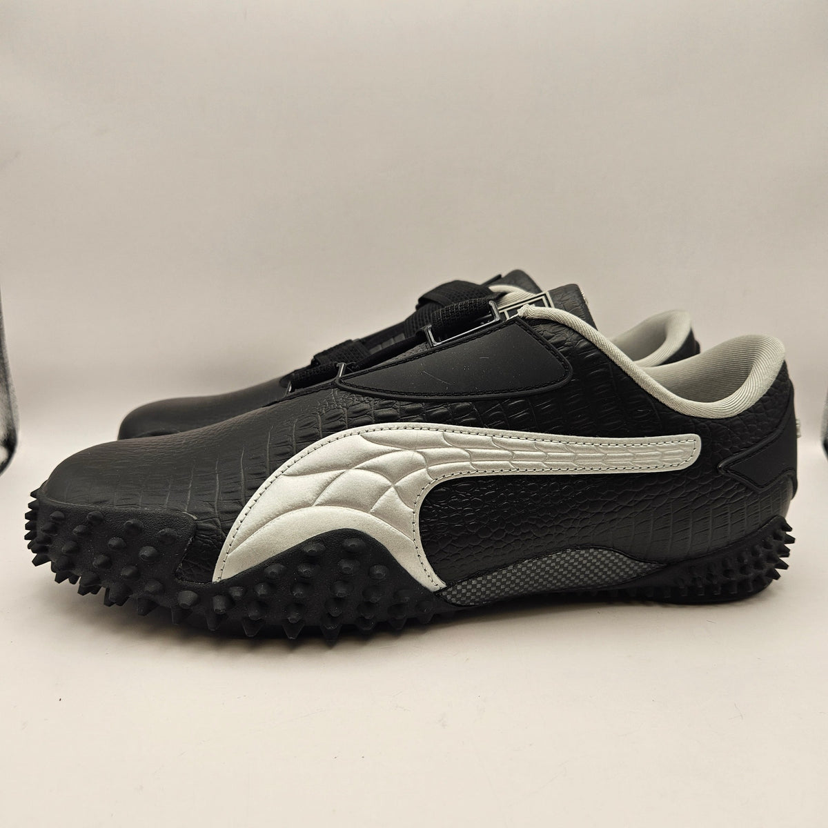 PUMA X A$AP ROCKY MEN'S 10.5 BLACK CROC MOSTRO 404408-01 SILVER CARBON NWOB