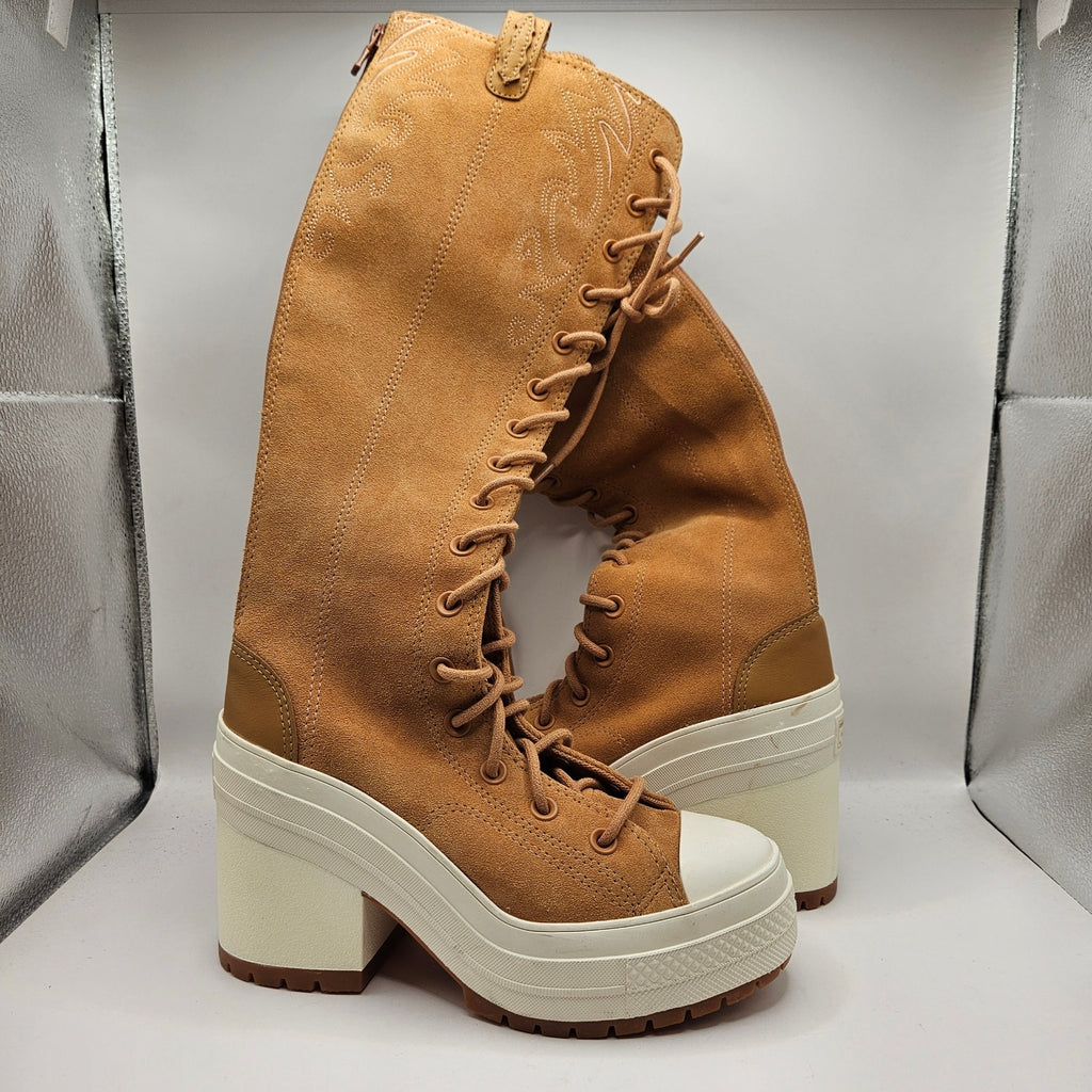 CONVERSE WOMEN'S 6.5 CHUCK 70 DE LUXE HEEL XX PLATFORM HIGH WESTERN A 15660C NWOB