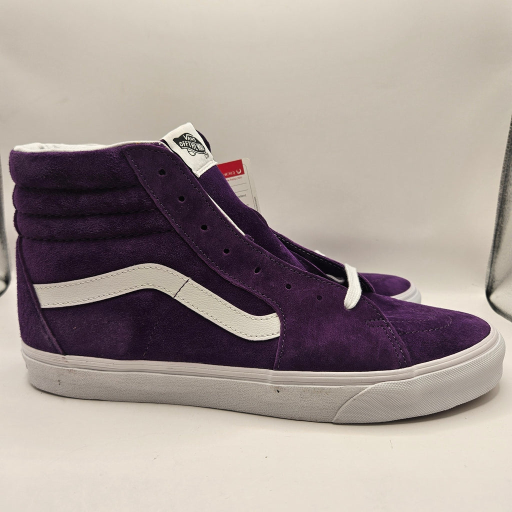 VANS MEN'S 11.5 SK8-Hi PIG SUEDE ACAI PURPLE RARE SNEAKERS NWOB