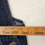 LEVI'S WOMEN'S SMALL BAGGY HIGHWATER OVERALLS DARK WASH A60790004