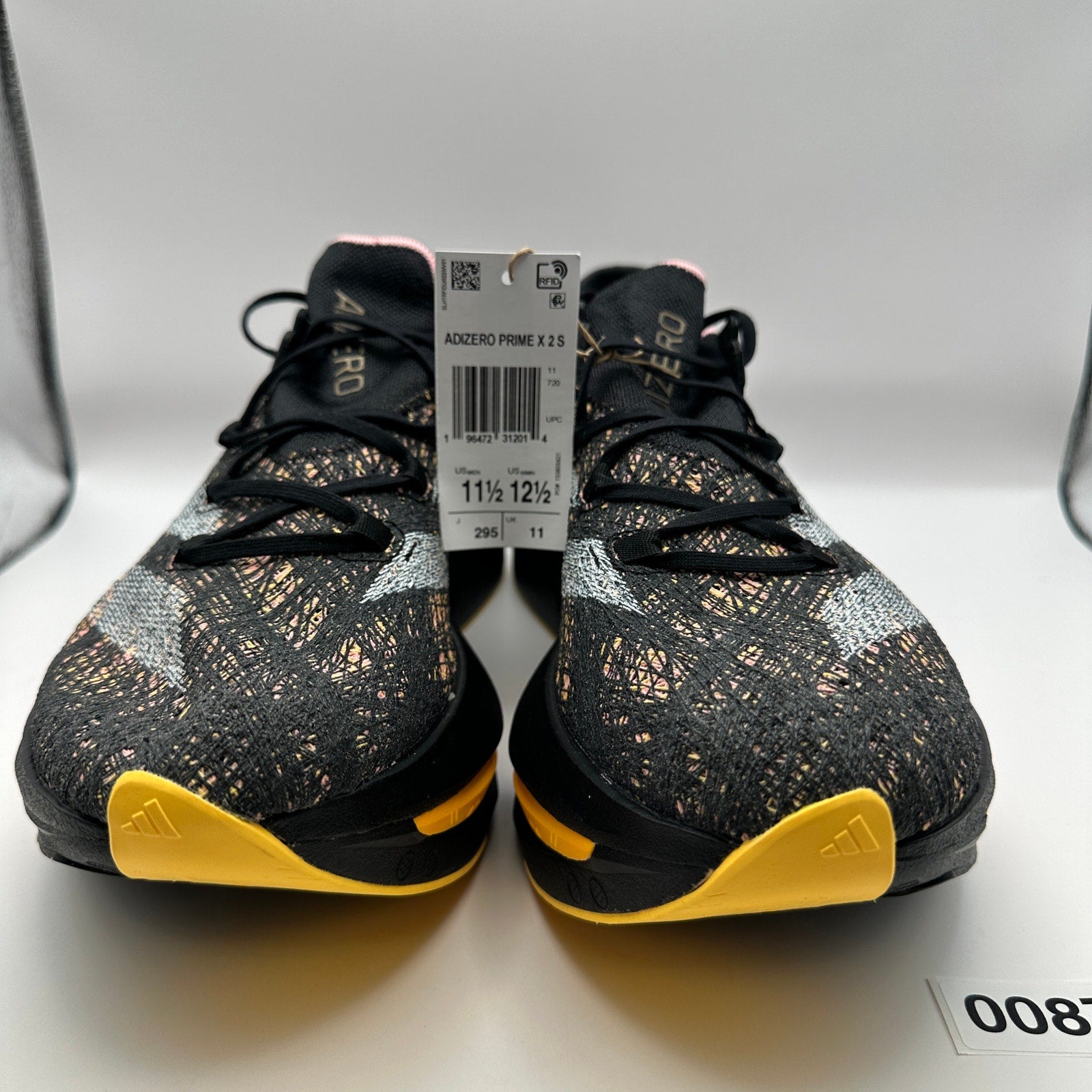 Adidas Adizero Prime X 2.0 Strung Running SHoes Black ID0267 Mens Size 11.5