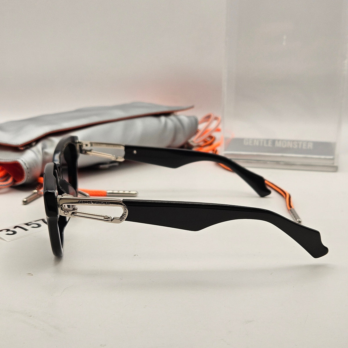 AMBUSH X GENTLE MONSTER CARABINER 1 01 BLACK SUNGLASSES NIB