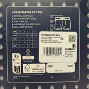 LEVI'S MEN'S LARGE 4 PIECE PLAID ALL OVER PRINT GIFT BOX SET NIB