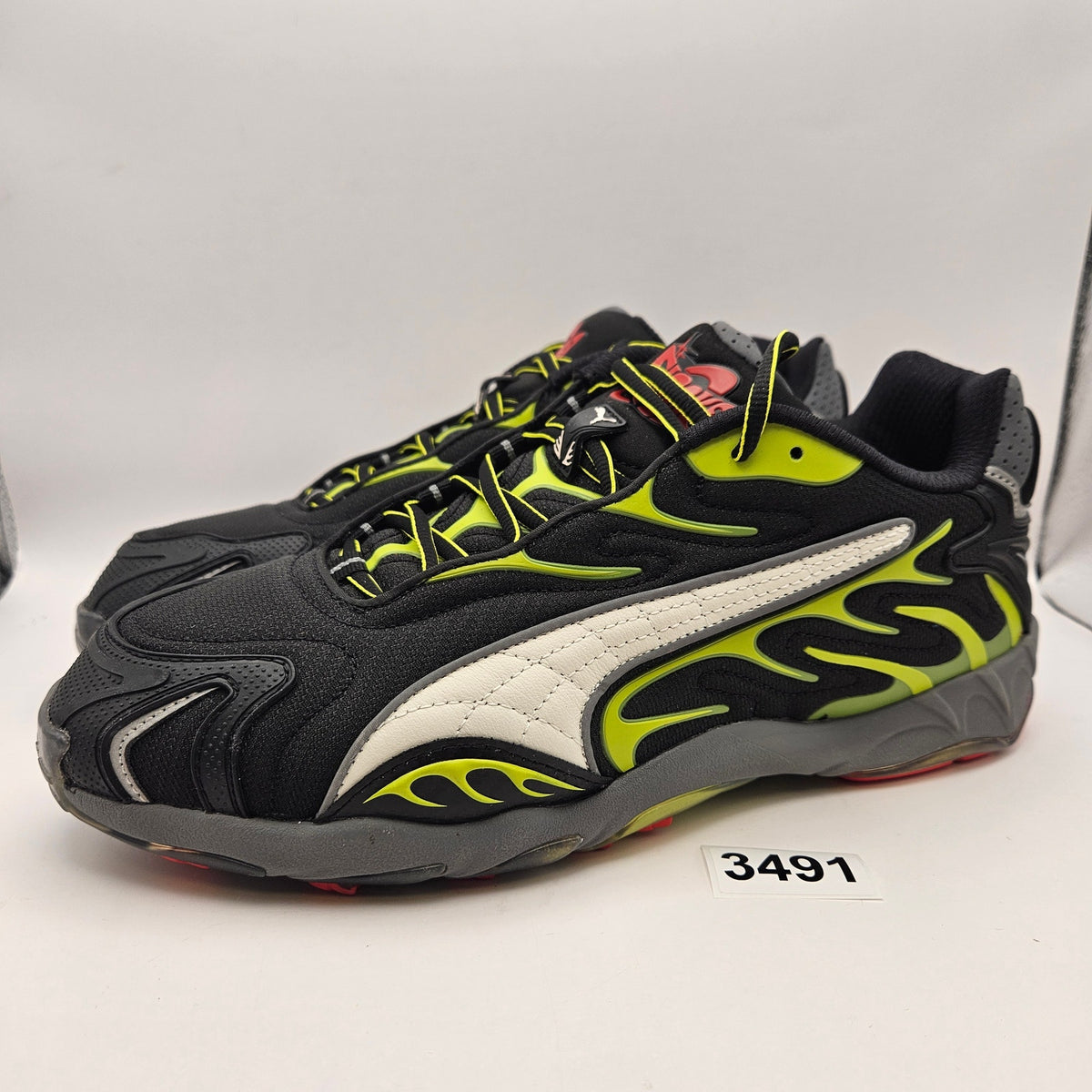 PUMA X A$AP ROCKY MEN'S 10.5 INHALE DISTRESSED MESH SNEAKER 402459-01 NWOB