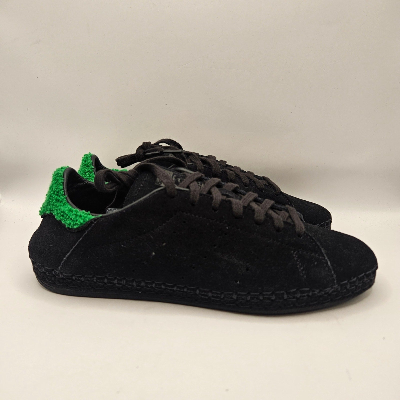 ADIDAS ORIGNAL X CLOT STANSMITH MEN'S 6.5 BLACK SUEDE JQ9227 NWOB