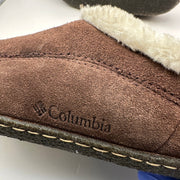 COLUMBIA Men's 7 Brown Sherpa Fur Clog Suede