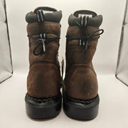 RED WING MEN'S 8.5D 415 DYNAFORCE 6 IN WP SOFT TOE WORK BOOTS BROWN NWOB