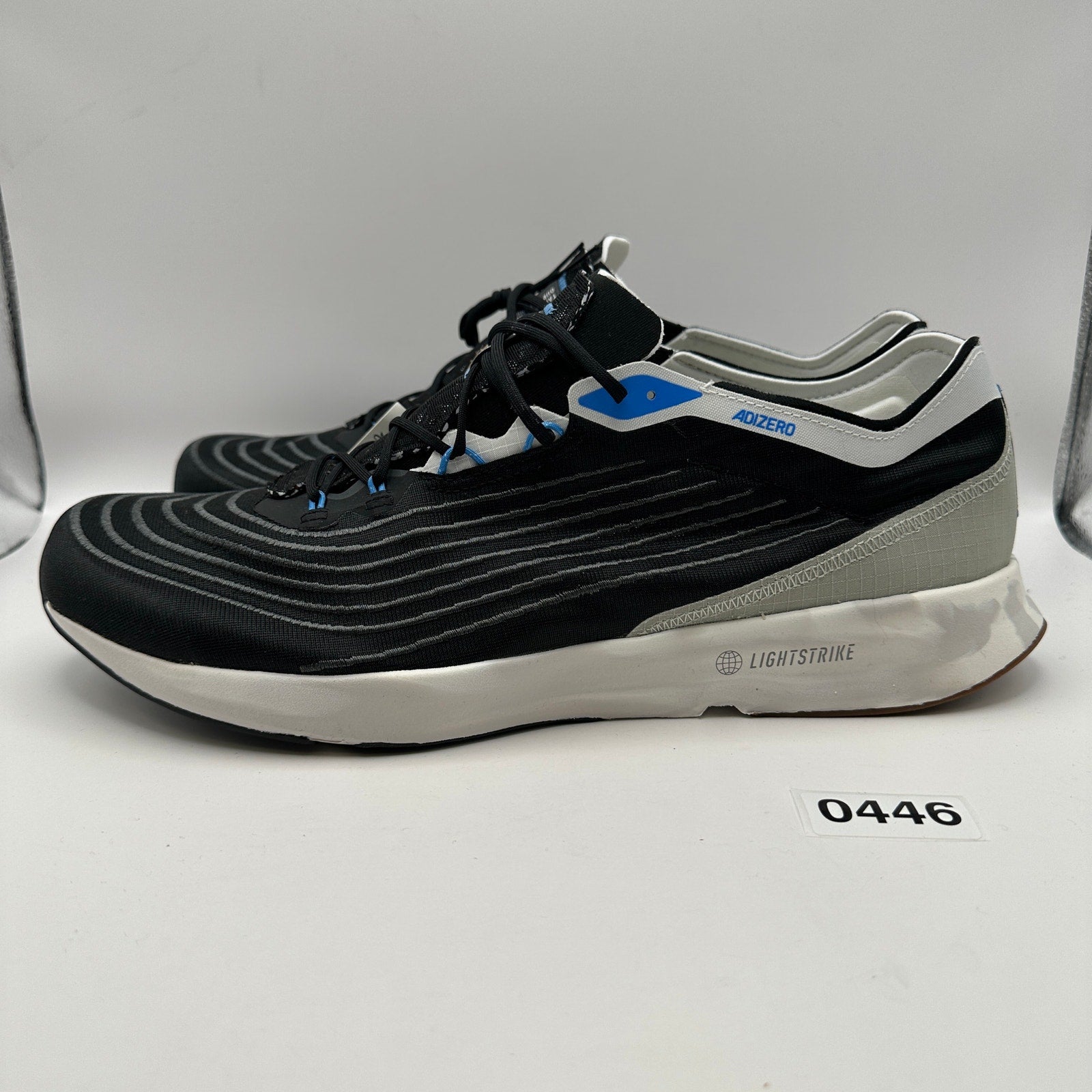 ADIDAS Adizero x PARLEY Men's 12.5 Lightstrike Running Shoes HQ6594 Black/Blue