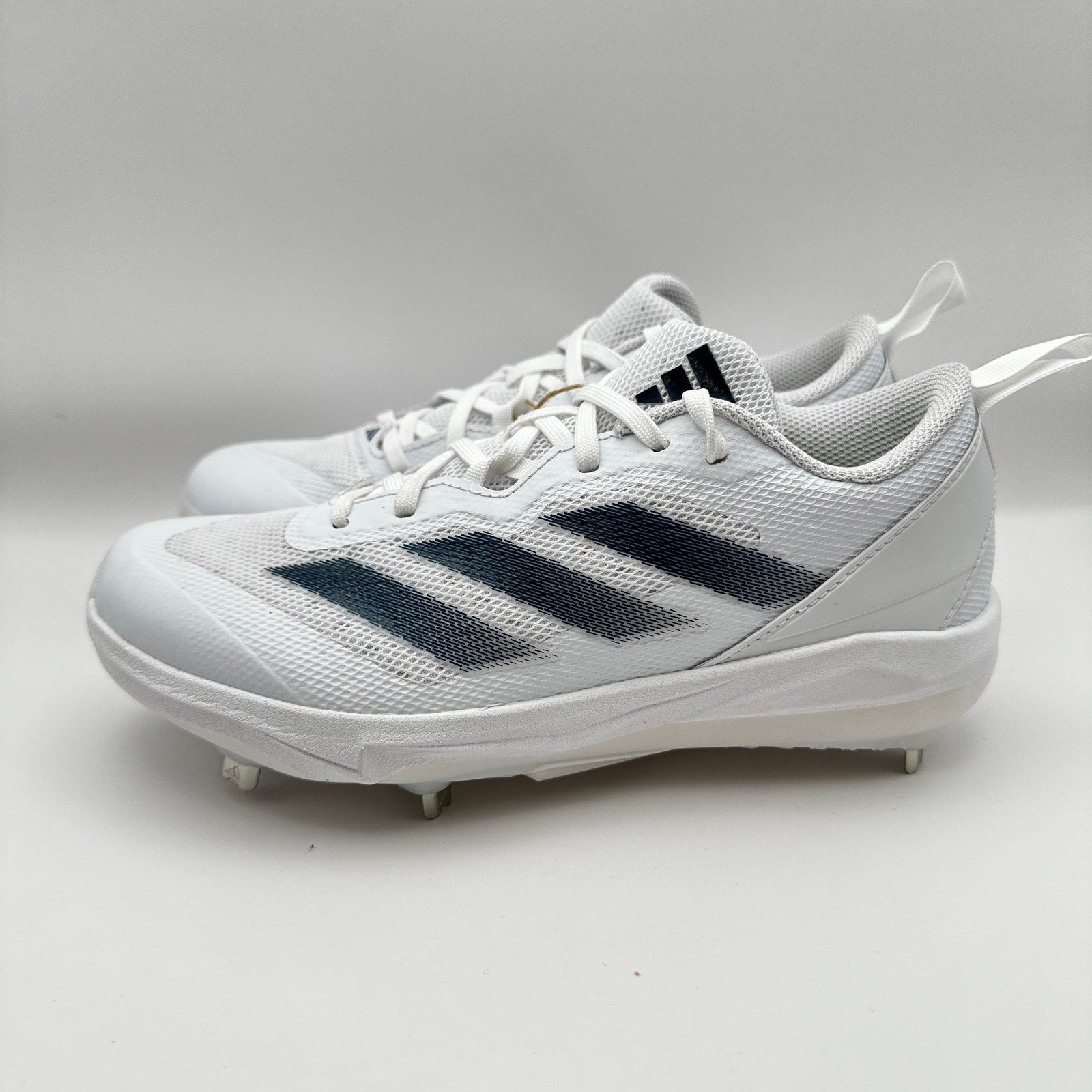 Adidas Womens size 5.5 Softball Shoes Adizero Instinct IH3468 White/Blue