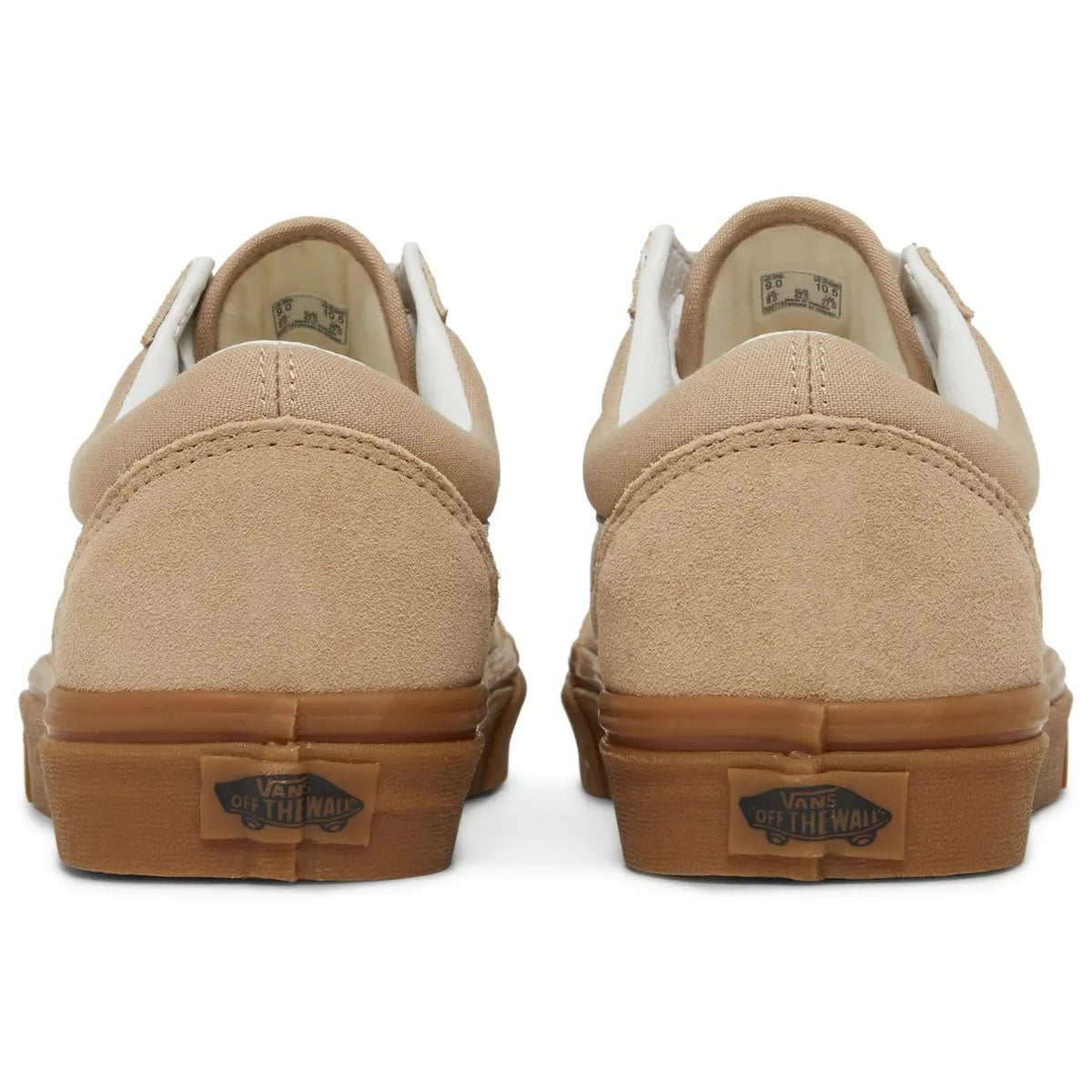 VANS MEN'S 8 OLD SKOOL SESAME/GUM SKATEBOARDING LOW TOP SNEAKER NIB