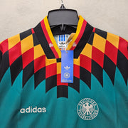 ADIDAS MEN'S SMALL GERMANY 1994 FIFA AWAY SOCCER JERSEY JZ6941 GREEN