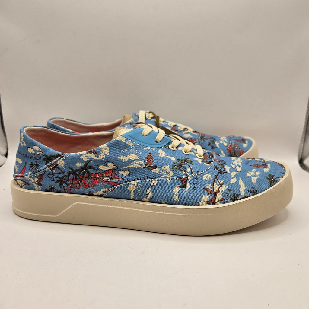 OLUKAI MEN'S 10.5 TRADEWIND OCEANSPRAY WAIKIKI BEACH NWT 10533-RYZQ