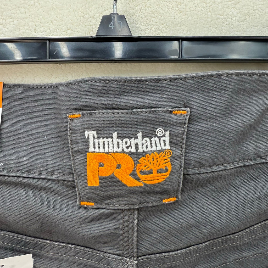 TIMBERLAND PRO MEN'S 38 IRONHIDE FLEX UTILITY CARGO SHORTS GRAY