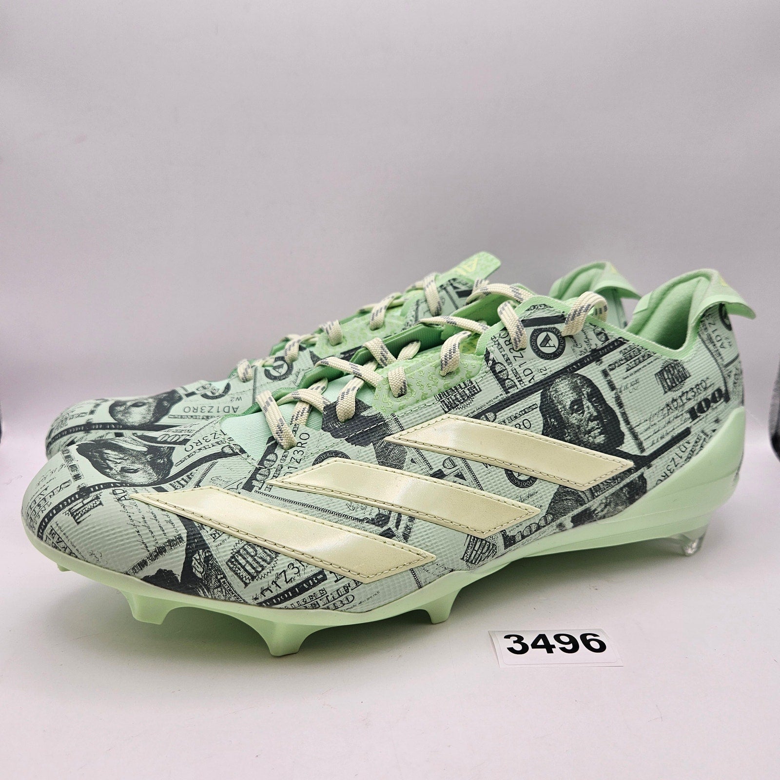 ADIDAS MEN'S 12.5 ADIZERO ELECTRIC 2 CURRENCY FOOTBALL CLEATS JQ3980 NWOB