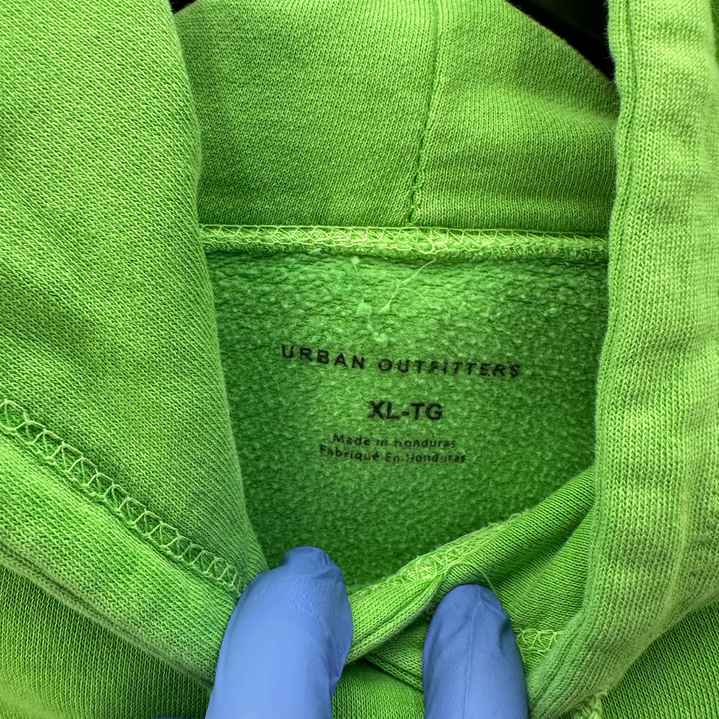 URBAN OUTFITTERS Women's XL Oversize Green Hoodie FRESH PRODUCE