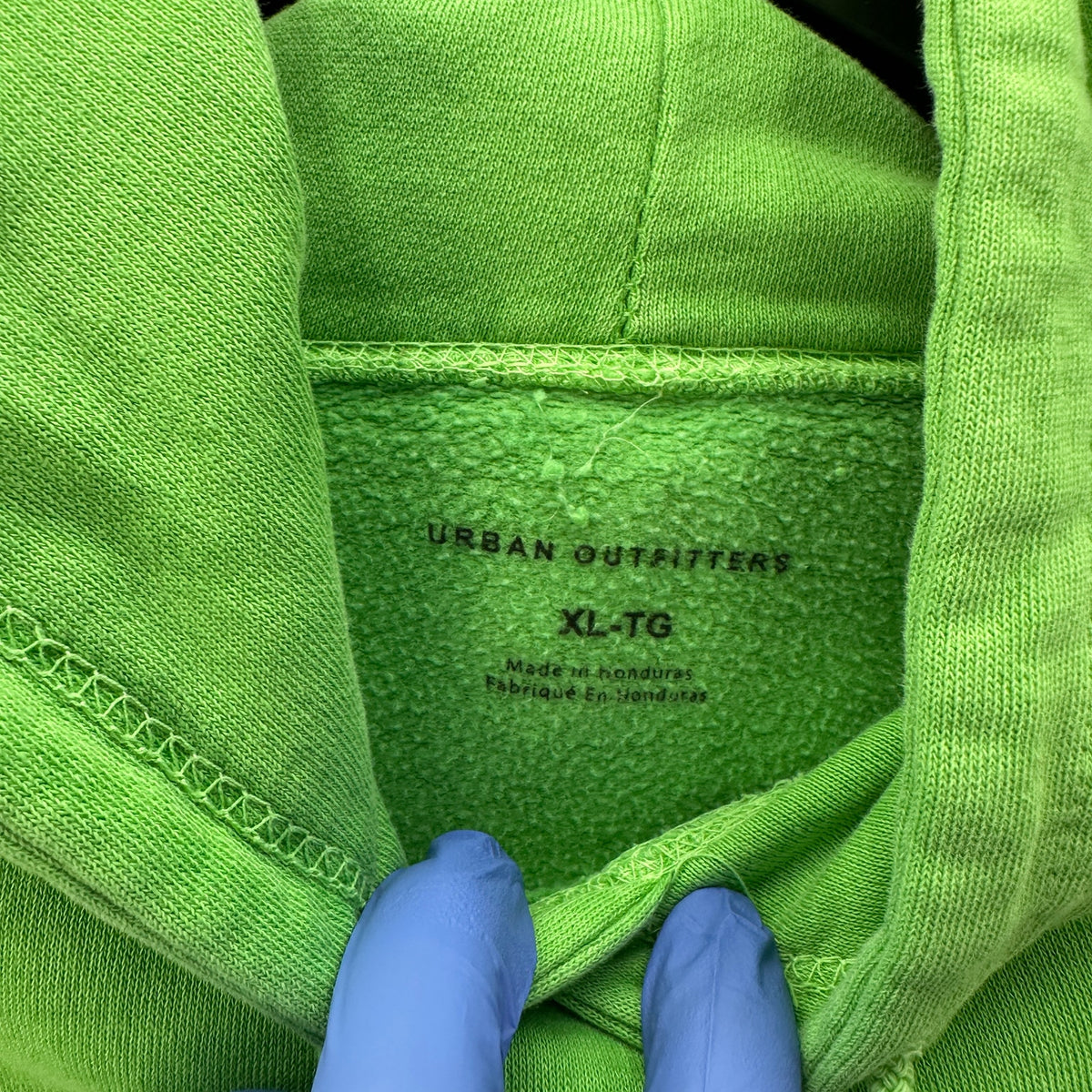 URBAN OUTFITTERS Women's XL Oversize Green Hoodie FRESH PRODUCE