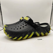 CROCS MEN'S 11 ECHO ICEY RO CLOG BLACK GREEN 211458-001 BACKSTRAP TERRAIN