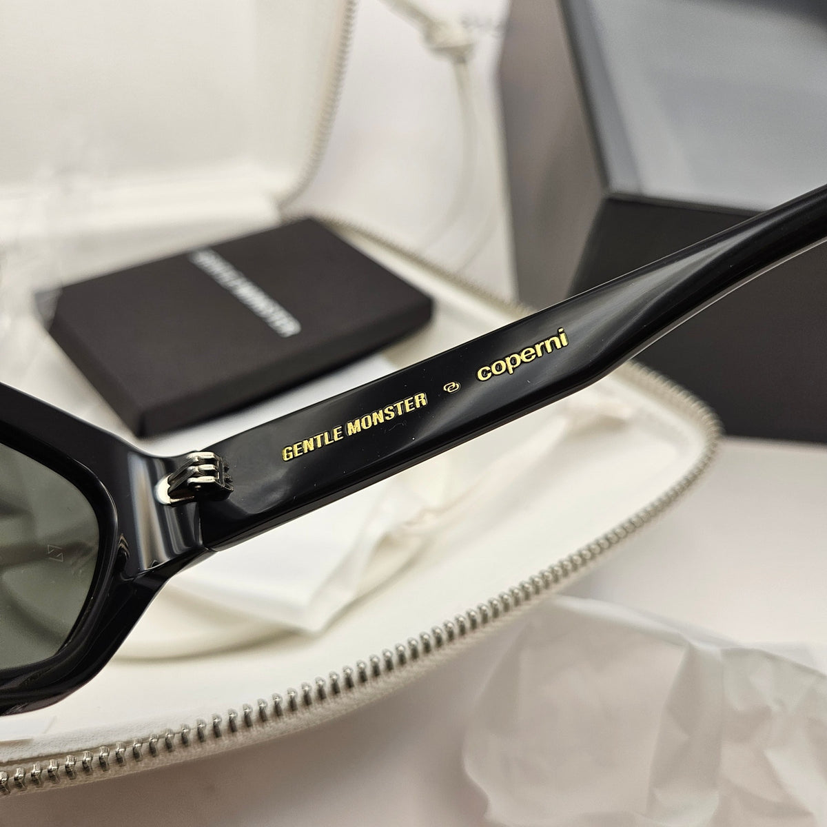GENTLE MONSTER X COPPERNI 5G 01 BLACK SUNGLASSES LIMITED EDITION NIB