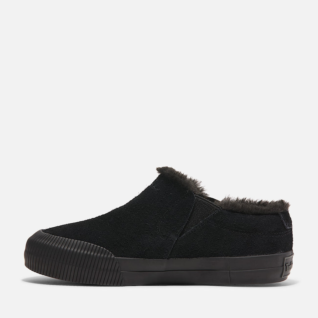 TIMBERLAND WOMEN'S 9 SKYLA BAY 2.0 LOW WARM LINED SNEAK BLACK SUEDE NIB