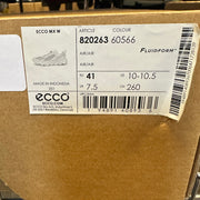 ECCO WOMEN'S 41 MX LOW BREATHRU WHITE BLUE LOW TOP SNEAKER 82026360566