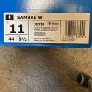 ADIDAS ORIGINALS WOMEN'S 11 SAMBAE OG SNEAKERS GREY BUTTER YELLOW JI2739 NWT