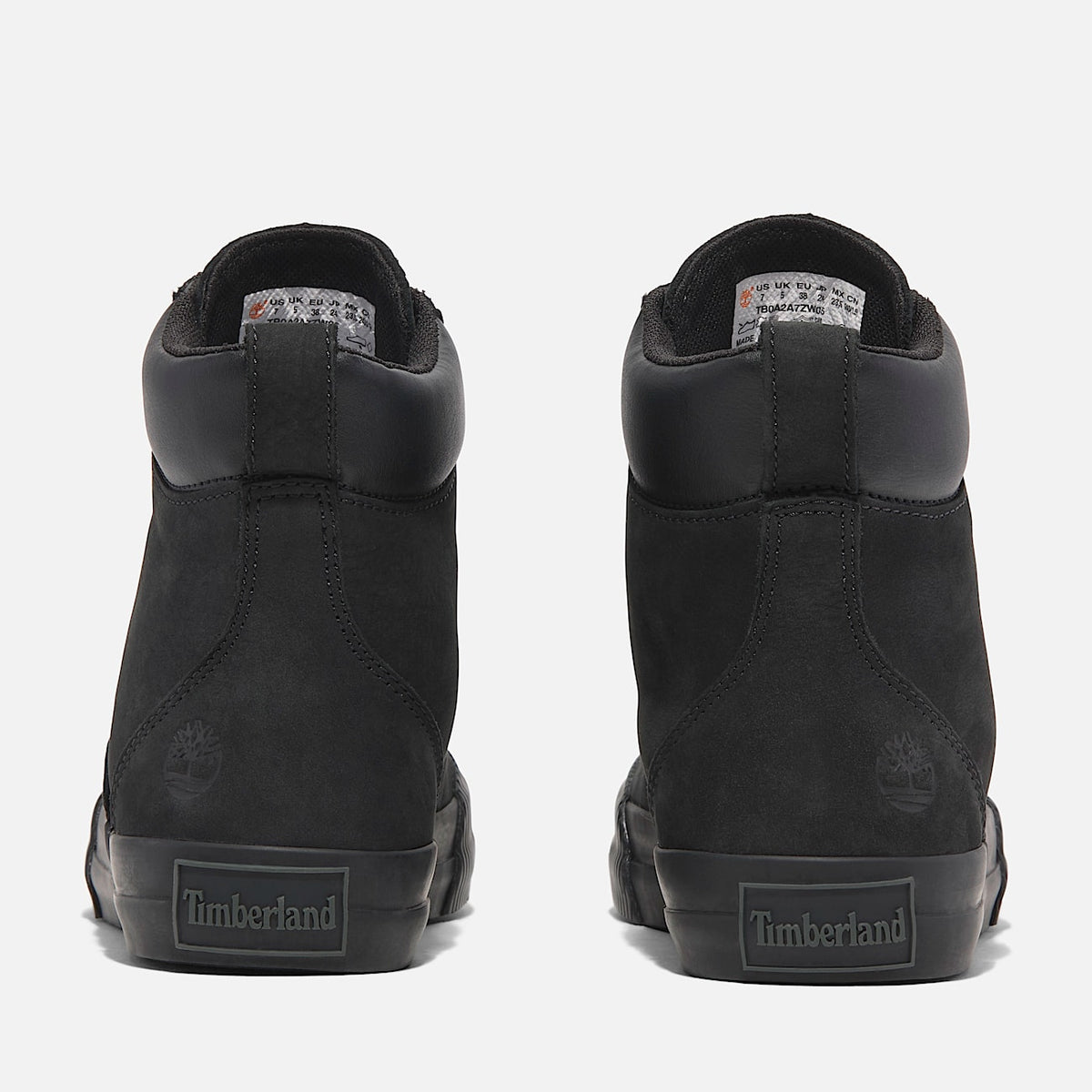 TIMBERLAND WOMEN'S 6 SKYLA BAY 2.0 HI TOP LACE SNEAKER BLACK NUBUCK NIB