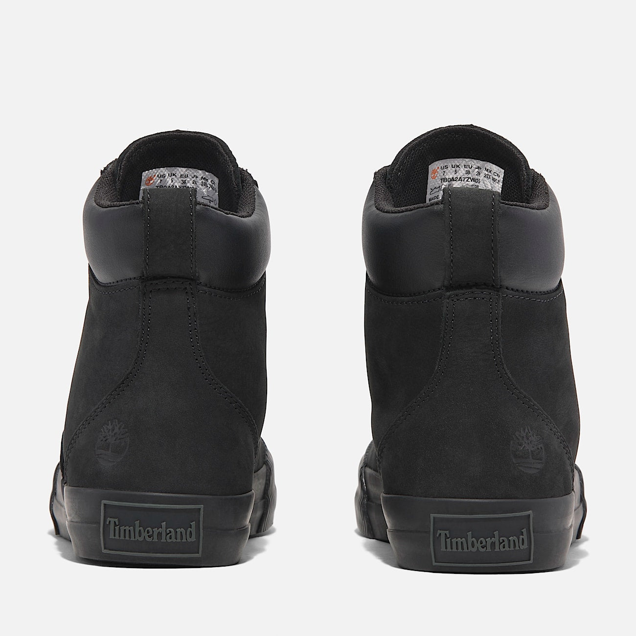 TIMBERLAND WOMEN'S 6 SKYLA BAY 2.0 HI TOP LACE SNEAKER BLACK NUBUCK NIB